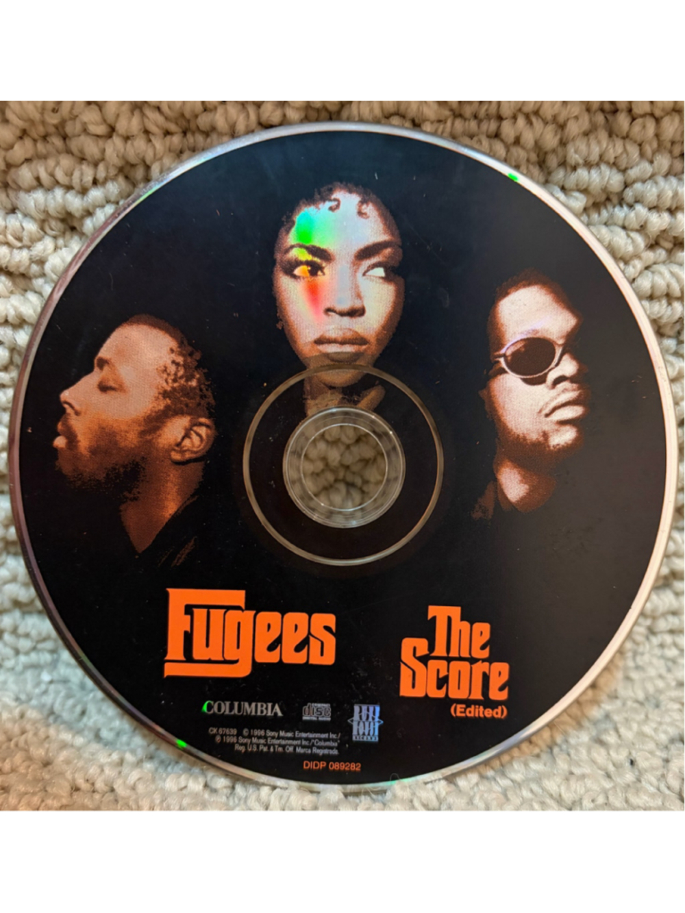 Fugees The Score Edited CD Album Black and Orange One Size